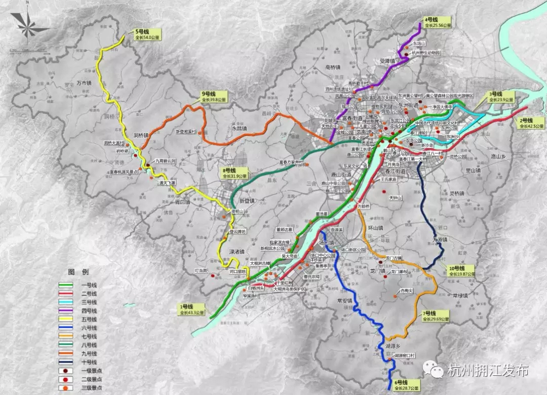 富阳将打造10条绿道,望尽富春山水